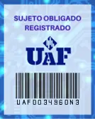 UAF — Sujeto Obligado Registrado, Unidad de Análisis Financiero